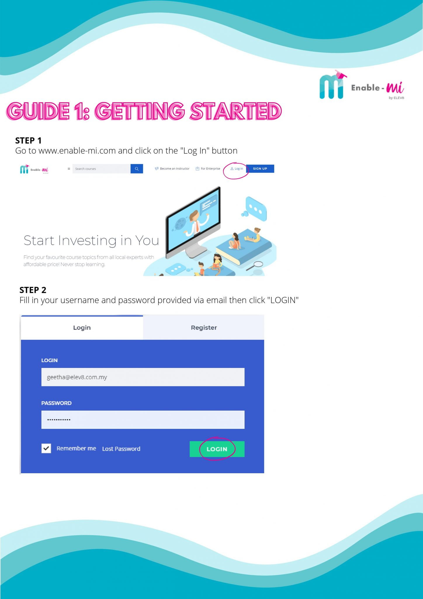 Enable Guide New User Guide - Enable-Mi